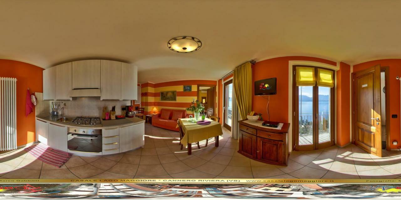 Casale Fe-Wo - Appartamenti Con Vista Lago Cannero Riviera Exteriör bild